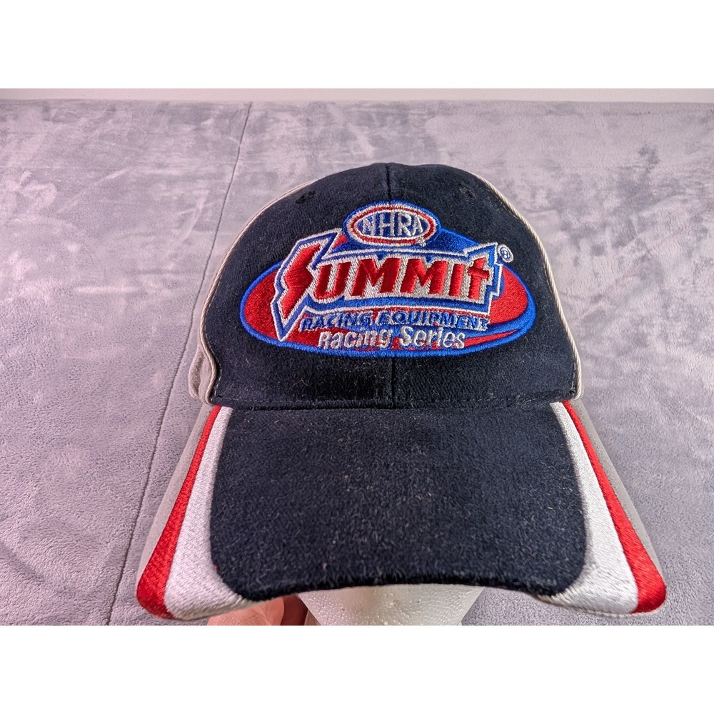 NHRA Summit Racing Equipment 2012 Division Qualifier Hat Gray Black Adjustable